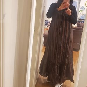 Strap shiny strip dress from H&M